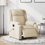 Electric massage recliner chair in cream-colored fabric by , Armchairs - Ref: Foro24-3205199, Price: 276,84 €, Discount: %