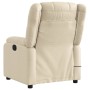 Electric massage recliner chair in cream-colored fabric by , Armchairs - Ref: Foro24-3205199, Price: 276,84 €, Discount: %