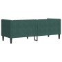 Sofá Chesterfield 3 plazas con cojines terciopelo verde oscuro de , Sofás - Ref: Foro24-372695, Precio: 298,99 €, Descuento: %