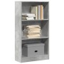 Estantería de madera de ingeniería gris hormigón 60x24x109 cm de , Librerías y estanterías - Ref: Foro24-857806, Precio: 50,9...