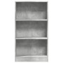 Estantería de madera de ingeniería gris hormigón 60x24x109 cm de , Librerías y estanterías - Ref: Foro24-857806, Precio: 50,9...