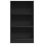 Schwarzes Holzregal aus Ingenieurholz 60x24x109 cm von , Bücherregale und Regale - Ref: Foro24-857804, Preis: 52,66 €, Rabatt: %