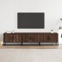 TV stand made of engineered wood in brown oak, 180x35x41 cm by , TV Furniture - Ref: Foro24-3300789, Price: 140,99 €, Discoun...