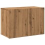 Handcrafted oak wall TV stand 60x30x41 cm by , Closets and storage - Ref: Foro24-857664, Price: 41,31 €, Discount: %