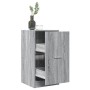 Armario botiquín madera ingeniería gris Sonoma 40x41x77,5 cm de , Taquillas y armarios de almacenamiento - Ref: Foro24-855192...