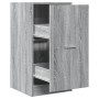 Armario botiquín madera ingeniería gris Sonoma 40x41x77,5 cm de , Taquillas y armarios de almacenamiento - Ref: Foro24-855192...