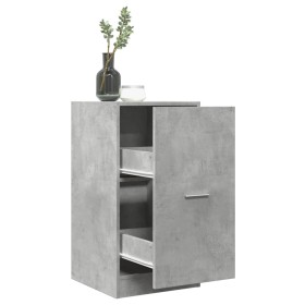 Wooden medicine cabinet in gray concrete engineering, 40x41x77.5 cm by , Lockers and storage cabinets - Ref: Foro24-855190, P...