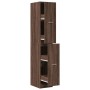 Wooden engineering brown oak medicine cabinet 30x41x174.5 cm by , Lockers and storage cabinets - Ref: Foro24-3309633, Price: ...