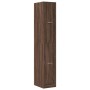 Wooden engineering brown oak medicine cabinet 30x41x174.5 cm by , Lockers and storage cabinets - Ref: Foro24-3309633, Price: ...