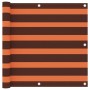 Balcony awning in orange and brown Oxford fabric, 90x500 cm. by vidaXL, Umbrellas - Ref: Foro24-134930, Price: 18,69 €, Disco...