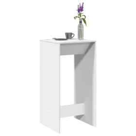 Hoher Barhockertisch aus weißem Ingenieurholz 51x50x103,5 cm von , Küchen- und Esstische - Ref: Foro24-854418, Preis: 58,87 €...