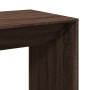 High bar table made of brown oak engineered wood, measuring 51x50x103.5 cm. by , Kitchen and dining tables - Ref: Foro24-8544...