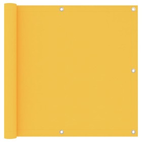 Balcony awning yellow oxford fabric 90x300 cm by vidaXL, Umbrellas - Ref: Foro24-135024, Price: 20,49 €, Discount: %