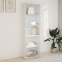 Estantería de madera de ingeniería blanca 60x30x189 cm de , Librerías y estanterías - Ref: Foro24-857917, Precio: 86,56 €, De...