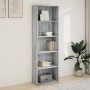 Estantería de madera de ingeniería gris Sonoma 60x30x189 cm de , Librerías y estanterías - Ref: Foro24-857922, Precio: 85,99 ...