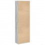 Estantería de madera de ingeniería gris Sonoma 60x30x189 cm de , Librerías y estanterías - Ref: Foro24-857922, Precio: 85,99 ...