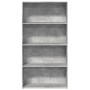 Estantería de madera de ingeniería gris hormigón 80x30x152 cm de , Librerías y estanterías - Ref: Foro24-857943, Precio: 76,9...