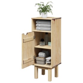 OTTA solid pine wood bathroom cabinet 35x30x90 cm by , Bathroom furniture - Ref: Foro24-4013458, Price: 71,98 €, Discount: %