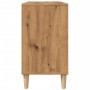 Engineered wood bathroom furniture in artisan oak, 80x33x60 cm. by , bathroom vanities - Ref: Foro24-857134, Price: 63,27 €, ...