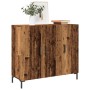 Aged engineered wood sideboard 90x34x80 cm by , Sideboards - Ref: Foro24-857314, Price: 99,40 €, Discount: %