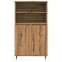 Aparador alto madera ingeniería roble artisian 60x36x110 cm de , Aparadores - Ref: Foro24-857459, Precio: 88,99 €, Descuento: %