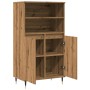 Aparador alto madera ingeniería roble artisian 60x36x110 cm de , Aparadores - Ref: Foro24-857459, Precio: 88,99 €, Descuento: %