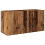 Wall-mounted TV stand in aged wood 80x30x41 cm by , Closets and storage - Ref: Foro24-857666, Price: 49,73 €, Discount: %