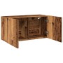 Wall-mounted TV stand in aged wood 80x30x41 cm by , Closets and storage - Ref: Foro24-857666, Price: 49,73 €, Discount: %