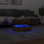 Mittelalter Tisch mit LED-Lichtern, verwittertem Holz, 50x50x40 cm. von , Couchtisch - Ref: Foro24-857716, Preis: 66,57 €, Ra...