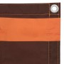 Balcony awning in orange and brown Oxford fabric, 75x500 cm. by vidaXL, Umbrellas - Ref: Foro24-134926, Price: 17,29 €, Disco...