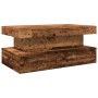 Aged wood coffee table with LED lights 90x50x40 cm by , Coffee table - Ref: Foro24-857714, Price: 97,99 €, Discount: %