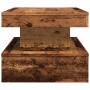 Mesa de centro con luces LED madera envejecida 90x50x40 cm de , Mesas de centro - Ref: Foro24-857714, Precio: 96,91 €, Descue...