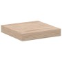 Estante flotante madera de ingeniería gris 23x23,5x4 cm de , Estantes y estanterías - Ref: Foro24-4010679, Precio: 16,19 €, D...