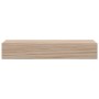 Floating shelf in gray engineered wood, 23x23.5x4 cm by , Shelves and shelves - Ref: Foro24-4010679, Price: 16,19 €, Discount: %