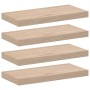 Floating shelves 4 units engineered wood 50x23.5x4 cm by , Shelves and shelves - Ref: Foro24-4010687, Price: 66,91 €, Discoun...