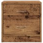 Mesitas de noche 2 uds madera ingeniería envejecida 40x30x40 cm de , Mesitas de noche - Ref: Foro24-855925, Precio: 75,79 €, ...