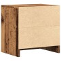 Mesitas de noche 2 uds madera ingeniería envejecida 40x30x40 cm de , Mesitas de noche - Ref: Foro24-855925, Precio: 75,79 €, ...