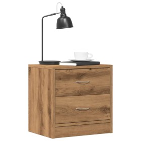 Bedside tables 2 units engineered wood brown oak 40x30x40 cm by , Nightstands - Ref: Foro24-855927, Price: 80,76 €, Discount: %