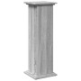 Gray Sonoma pedestal display with storage 31x30x90 cm by , Pot stands - Ref: Foro24-854612, Price: 67,97 €, Discount: %