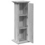 Gray Sonoma pedestal display with storage 31x30x90 cm by , Pot stands - Ref: Foro24-854612, Price: 67,97 €, Discount: %