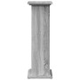 Gray Sonoma pedestal display with storage 31x30x90 cm by , Pot stands - Ref: Foro24-854612, Price: 67,97 €, Discount: %