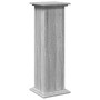 Gray Sonoma pedestal display with storage 31x30x90 cm by , Pot stands - Ref: Foro24-854612, Price: 67,97 €, Discount: %