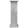 Pedestal expositor con almacenaje gris hormigón 31x30x90 cm de , Soportes para macetas - Ref: Foro24-854610, Precio: 66,27 €,...