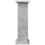 Pedestal expositor con almacenaje gris hormigón 31x30x90 cm de , Soportes para macetas - Ref: Foro24-854610, Precio: 66,27 €,...