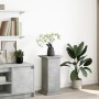 Gray concrete pedestal display with storage 31x30x60 cm by , Pot stands - Ref: Foro24-854619, Price: 52,48 €, Discount: %