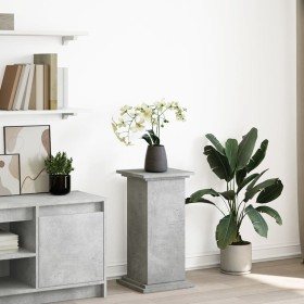 Gray concrete pedestal display with storage 31x30x60 cm by , Pot stands - Ref: Foro24-854619, Price: 47,99 €, Discount: %