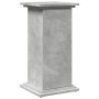 Pedestal expositor con almacenaje gris hormigón 31x30x60 cm de , Soportes para macetas - Ref: Foro24-854619, Precio: 52,48 €,...