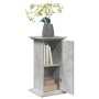 Pedestal expositor con almacenaje gris hormigón 31x30x60 cm de , Soportes para macetas - Ref: Foro24-854619, Precio: 52,48 €,...