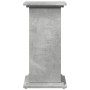 Pedestal expositor con almacenaje gris hormigón 31x30x60 cm de , Soportes para macetas - Ref: Foro24-854619, Precio: 52,48 €,...