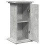 Pedestal expositor con almacenaje gris hormigón 31x30x60 cm de , Soportes para macetas - Ref: Foro24-854619, Precio: 52,48 €,...